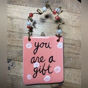 Silverstri Hand Crafted Ornament - You Are a Gift